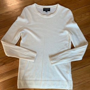 BR cream sweater